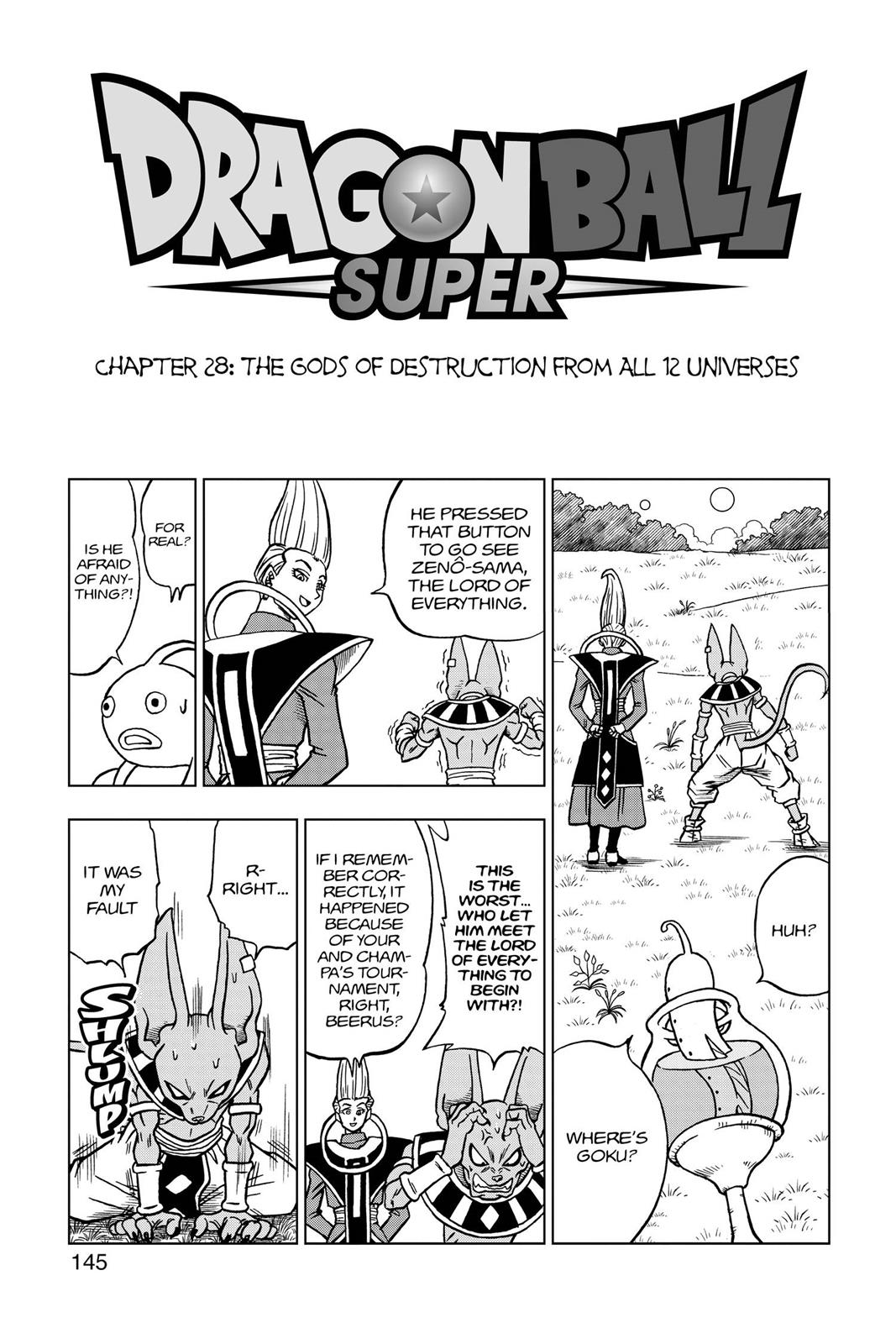 Dragon Ball Super Manga Chapter 92 POWER LEVELS 