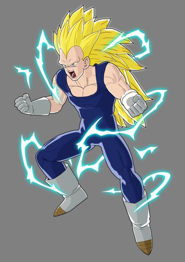 Remember that fake SSJ5 form from way back? I drew now it for some