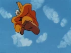 Nam attempts to kick Goku after dodging his Afterimage kick
