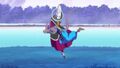 Whis karate chops Beerus