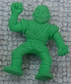 Keshi Fighter 94 green figurine front angle view