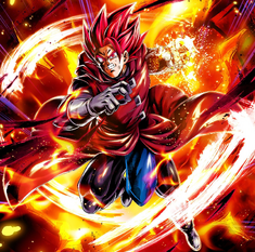 Giboulette como Supersaiyano Dios artwork