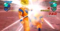 Goku uses a Kiai in Ultimate Tenkaichi