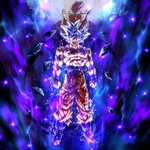 Ultra Instinct Goku (DBL47-01S)'s Character Illustration.