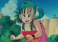 Bulma before she trying to escape two Red Ribbon soldiers