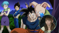 Goku and Oolong in Battle of Gods