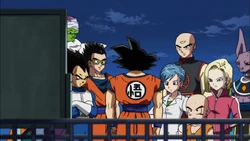 Goku pensa em Freeza como último lutador do time