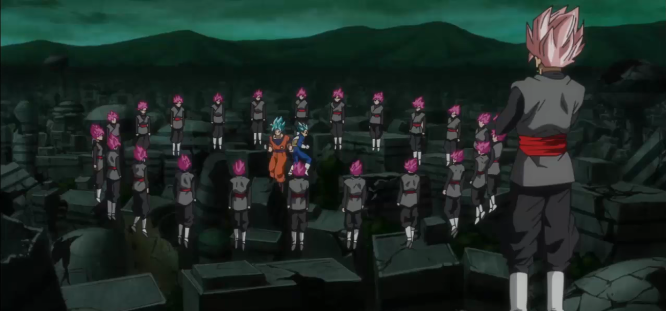 Goku Black VS Goku´s Clones, Dragon Ball