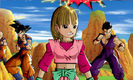 Akina with Z Fighters