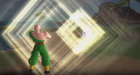 Tien fires his Tri-Beam in Raging Blast 2