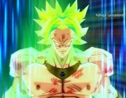 Broly herido Tenkaichi