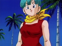 Bulma on Kami's Lookout