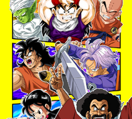 Mr. Satán como integrante del Dream Team' de Dragon Ball Z: Dokkan Battle