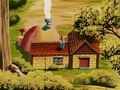 The seldom exposed backside of Goku's house