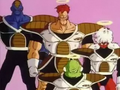 The Ginyu Force on King Kai's planet