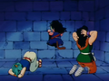 Goku watches Pilaf summon Shenron
