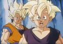 Gohan and Goku in Super Saiyan Form