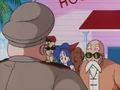 The Red Ribbon Army enter Roshi's island