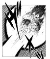 Vegeta fires the Galick Gun in the manga