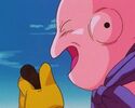 Mr. Buu about to eat Pan