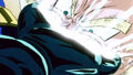Meta-Cooler charges a Ki Blast in Vegeta's face in The Return of Cooler