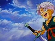 Trunks con su espada