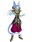 Full body render of Whirus featuring his blue tail from Dokkan Battle