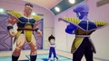 Cui confronts Kid Vegeta and Young Nappa in Kakarot Bardock - The Father of Goku DLC