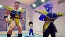 Cui confronts Kid Vegeta and Young Nappa in Kakarot Bardock DLC