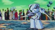 Cyclopian guard drags namekian