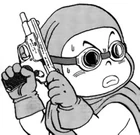 Donko with a gun