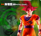 Goku (Super Saiyan God) XV2 Character Scan