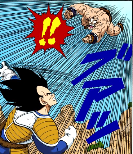 Dragon Ball Z Pyrography Manga Panel on Wood With Goku Nappa