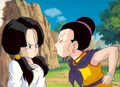 Videl and Chi-Chi argue with each other