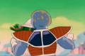 Appule watches a Namekian Warrior fly past him