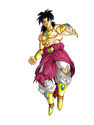 Art of Broly without his crown
