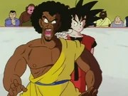 Goku knocks out King Chappa with a single chop