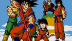 The Z Fighters with Goku in the opening