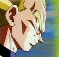 Vegeta smirks