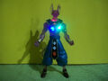 Mexican Manufactured Beerus figure variant d front view with light-up transparent glow effect