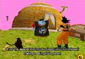 Goku on King Kai's Planet