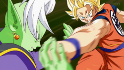 Goku Zamasu is fight