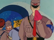 El soldado tigre llevándose a un soldado para ejecutarlo