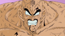 Nappa as he is angered by Goku