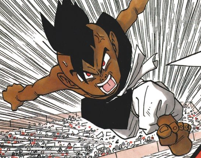 GT Enthusiast on X: Uub arrives to fight Baby Vegeta