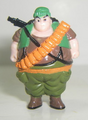 Machine Gunner figurine from Saga Continues miniature series 8 front view