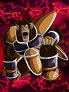 Atrocious Crackdown Raditz (Great Ape) card depicting Great Ape Mode Raditz from Dokkan Battle