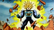 Future Trunks releasing his energy