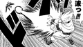 Goku fires Flying Kamehameha