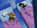 Krillin and Goku sleeping
